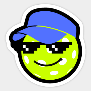 Funny pickleball Sticker